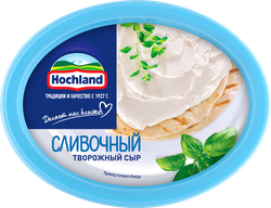 Сыр творожный HOCHLAND сливочный 60%, без змж, 140г