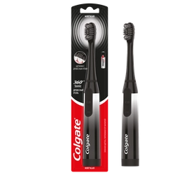 Зубная щетка электрическая COLGATE 360 Sonic Древесный уголь, на батарейках, мягкая