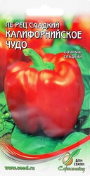 Семена ДОМ СЕМЯН Перец сладкий красный Калифорнийское чудо, 0,3г