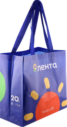 Сумка хозяйственная ЛЕНТА сердце 44x42см, Арт. AO042