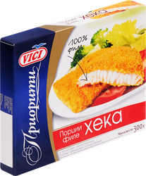 Хек замороженный VICI Приорити, филе в панировке, 300г