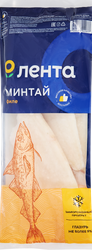 Изображение товара Минтай замороженный ЛЕНТА филе, 800г