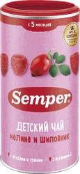 Чай SEMPER Малина и шиповник, с 5 месяцев, 200г