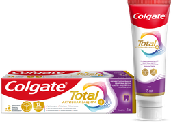 Изображение товара Зубная паста COLGATE Total 12 Профессиональная Здоровье десен с цинком и аргинином, с антибактериальной защитой всей полости рта в течение 12 часов, 75мл