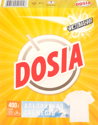 Стиральный порошок для белого белья DOSIA Automat Альпийская свежесть синтетическое, автомат, 400г