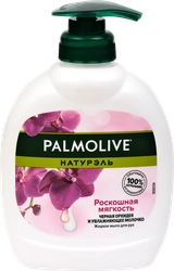 Жидкое мыло PALMOLIVE Натурэль Роскошная мягкость Черная орхидея и увлажняющее молочко, 300мл