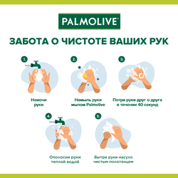 Жидкое мыло PALMOLIVE Натурэль Роскошная мягкость Черная орхидея и увлажняющее молочко, 300мл