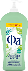 Изображение товара Гель для душа ФА Yoghurt Алоэ Вера, 750мл