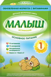 Изображение товара Смесь молочная МАЛЫШ ИСТРИНСКИЙ 1, с 0 месяцев, 350г