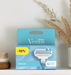 Кассеты сменные для бритья GILLETTE Venus Smooth, 4шт