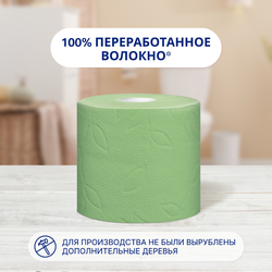 Бумага туалетная ZEWA Плюс Яблоко 2-слоя, 8шт