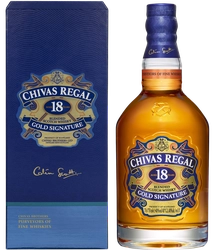 Виски CHIVAS REGAL Шотландский купажированный 18 лет 40%, п/у, 0.75л