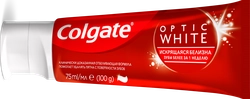 Зубная паста COLGATE Optic White Искрящаяся мята отбеливающая, 75мл