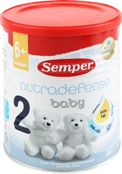 Смесь молочная SEMPER Nutradefense Baby 2, с 6 месяцев, 400г