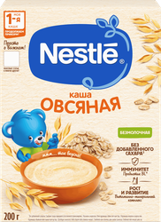 Изображение товара Каша овсяная NESTLE безмолочная, с бифидобактериями, с 5 месяцев, 200г