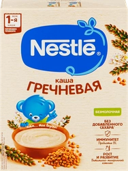 Каша гречневая NESTLE безмолочная гипоаллергенная, с 4 месяцев, 200г