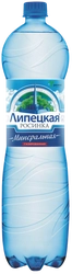 Вода минеральная РОСИНКА Липецкая природная лечебно-столовая газированная, 1.5л