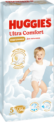 Подгузники для мальчиков HUGGIES Ultra Comfort 5 12–22кг, 56шт