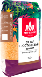 Сахар коричневый АГРО-АЛЬЯНС Экстра Demerara нерафинированный, 900г