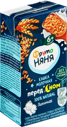 Кашка пшеничная ФРУТОНЯНЯ молочная, с пребиотиками, с 6 месяцев, 200мл