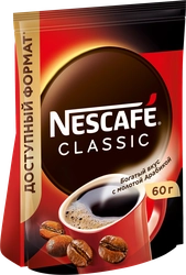 Кофе растворимый NESCAFE Classic натуральный, 60г