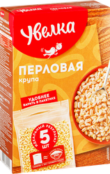 Крупа перловая УВЕЛКА в пакетиках, 5х80г