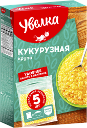 Крупа кукурузная УВЕЛКА в пакетиках, 5х80г