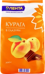 Конфеты ЛЕНТА Фрукты в глазури курага, 200г