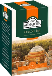 Чай черный AHMAD TEA Цейлонский Оранж Пеко листовой, 200г