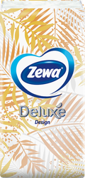 Платочки бумажные носовые ZEWA Deluxe Design 3-слоя