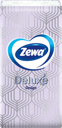 Платочки бумажные носовые ZEWA Deluxe Design 3-слоя