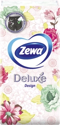 Платочки бумажные носовые ZEWA Deluxe Design 3-слоя