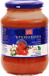Соус UNI DAN Хреновина томатный, 500г