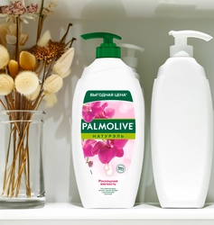 Гель-крем для душа PALMOLIVE Натурэль Роскошная мягкость Черная орхидея с увлажняющим молочком, 750мл