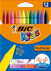 Мелки BIC Kids Plastidecor 12 цветов