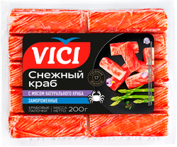 Изображение товара Крабовые палочки VICI с мясом натурального краба, 200г