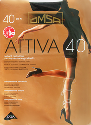 Колготки OMSA Attiva 40 den nero 2