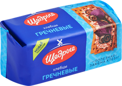 Хлебцы ЩЕДРЫЕ гречневые, 100г