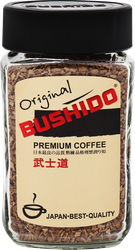 Кофе растворимый BUSHIDO Original сублимированный, ст/б, 100г