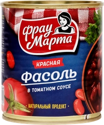 Фасоль красная ФРАУ МАРТА в томатном соусе, 310г