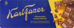 Шоколад KARL FAZER желтый с цельным фундуком, 200г