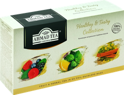 Набор №2 эксклюзивный AHMAD TEA Healthy&Tasty Collection Ассорти травяного чая 3 вкуса, 110г