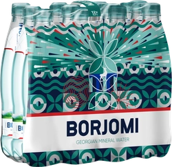 Вода минеральная BORJOMI природная газированная, 0.5л