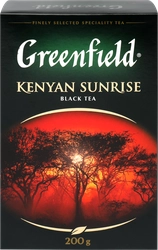 Чай черный GREENFIELD Kenyan Sunrise листовой, 200г