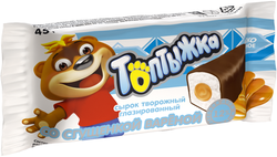 Сырок глазированный ТОПТЫЖКА Сгущенка 12%, без змж, 45г
