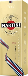 Вино игристое MARTINI Просекко сухое белое, п/у, 0.75л