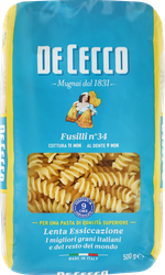 Макароны DE CECCO Fusilli №34, 500г