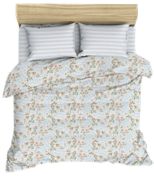 Комплект постельного белья 1,5-спальный HOMECLUB Flora, бязь, Арт. PL001