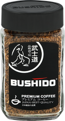 Кофе растворимый BUSHIDO Black Katana сублимированный, ст/б, 100г