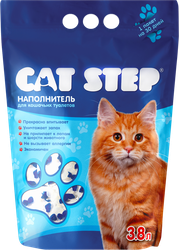 Наполнитель силикагелевый для кошачьего туалета CAT STEP, 3.8л